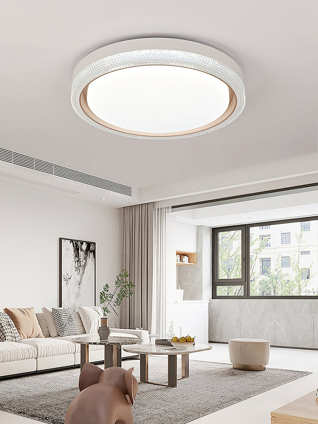 Thin Round Ceiling Lamp by FIFTH & BEAM — product view 23