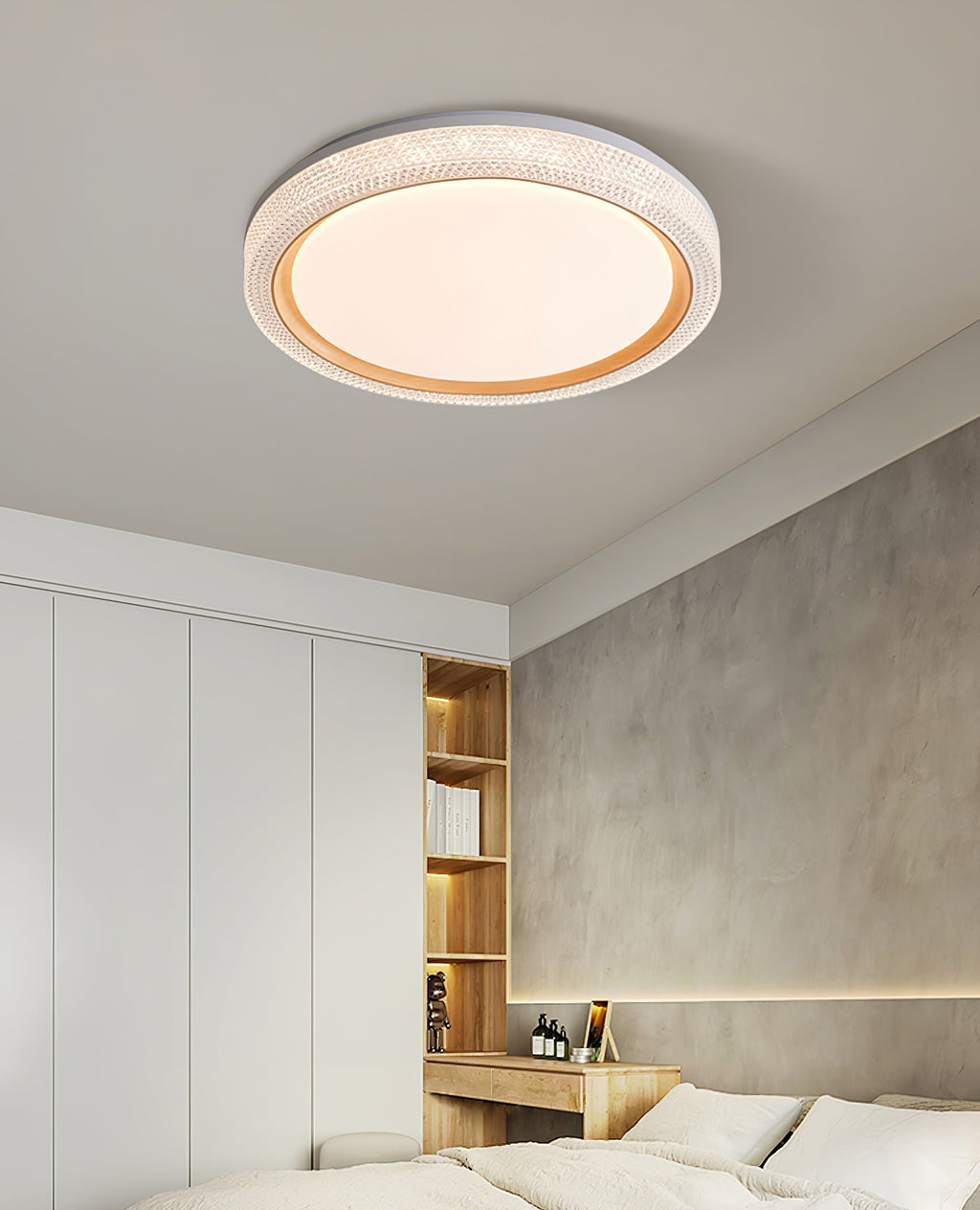 Thin Round Ceiling Lamp by FIFTH & BEAM — product view 3