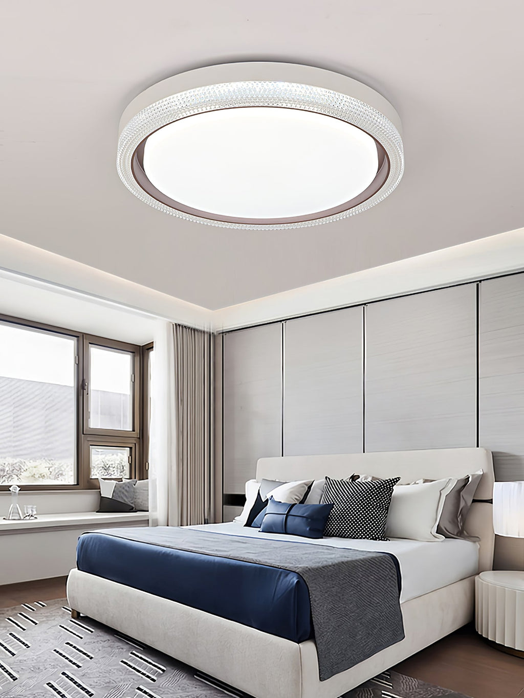 Thin Round Ceiling Lamp by FIFTH & BEAM — product view 8