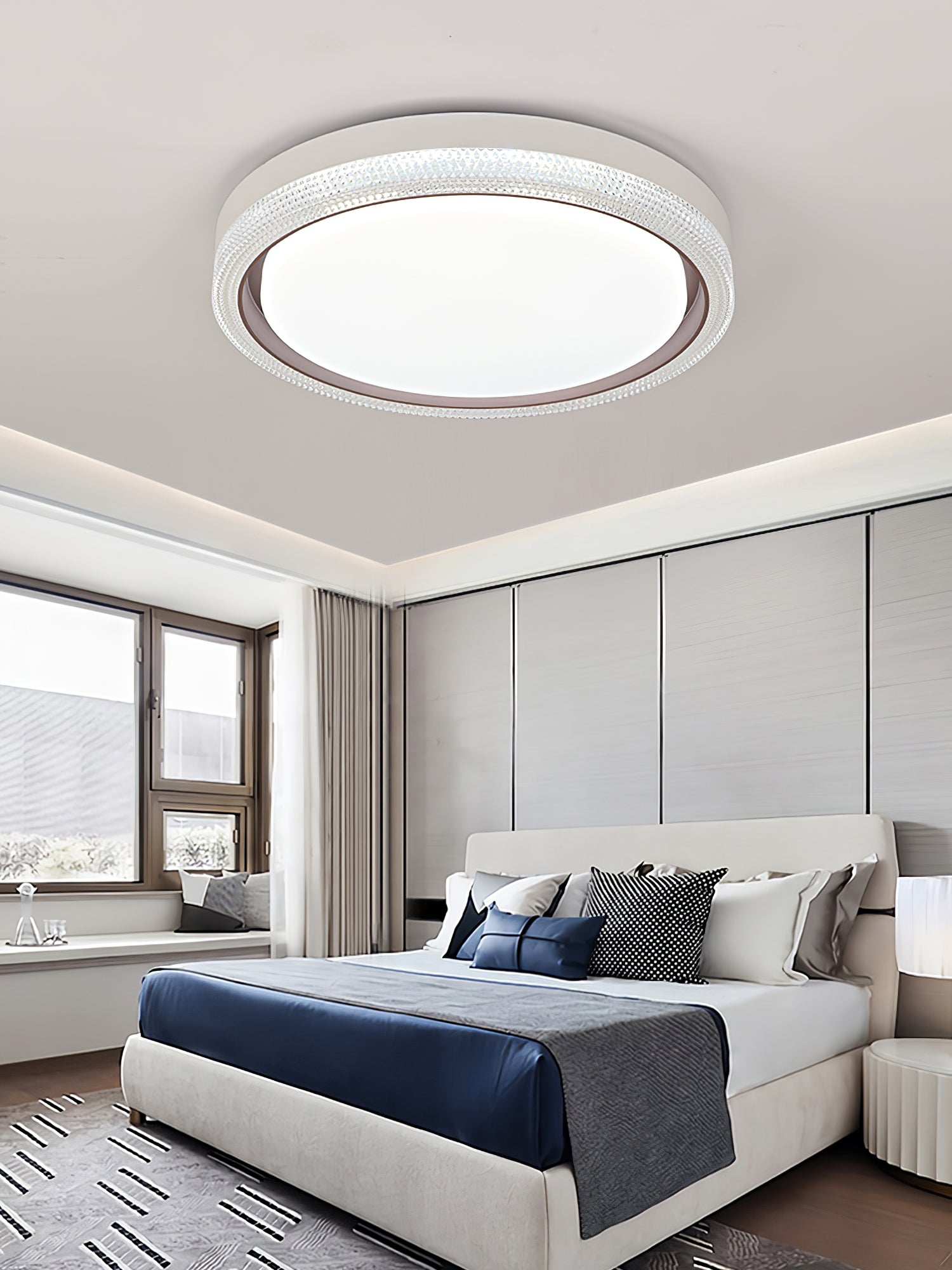 Thin Round Ceiling Lamp by FIFTH & BEAM — product view 8