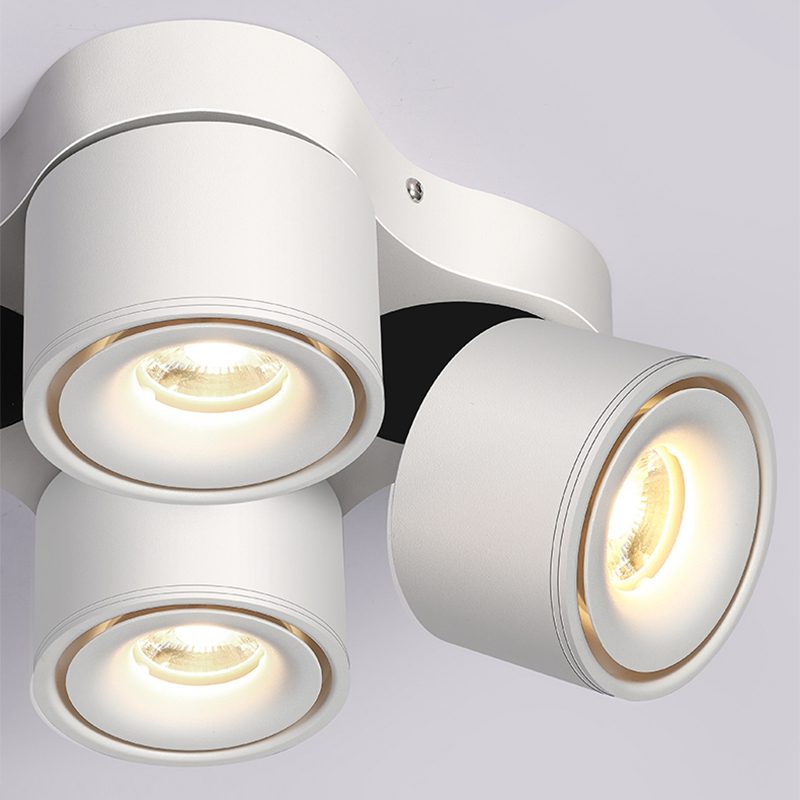 Three-heads Rotating Folding Ceiling Lamp by FIFTH & BEAM — product view 12