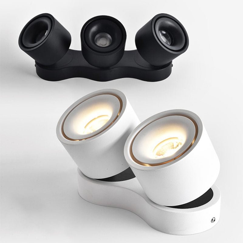 Three-heads Rotating Folding Ceiling Lamp by FIFTH & BEAM — product view 2