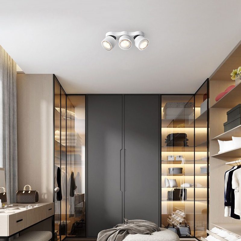 Three-heads Rotating Folding Ceiling Lamp by FIFTH & BEAM — product view 6
