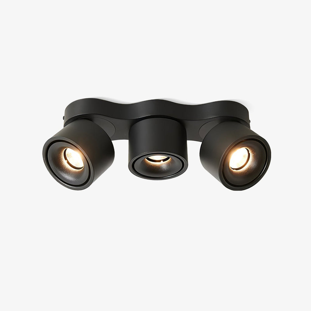 Three-heads Rotating Folding Ceiling Lamp by FIFTH & BEAM — product view 1