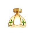 Tiffany Floral Ceiling Lamp by FIFTH & BEAM — product view 12