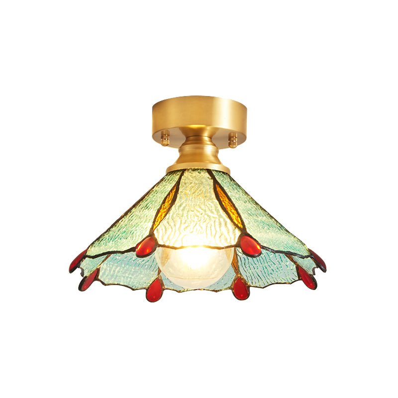 Tiffany Floral Ceiling Lamp by FIFTH & BEAM — product view 13