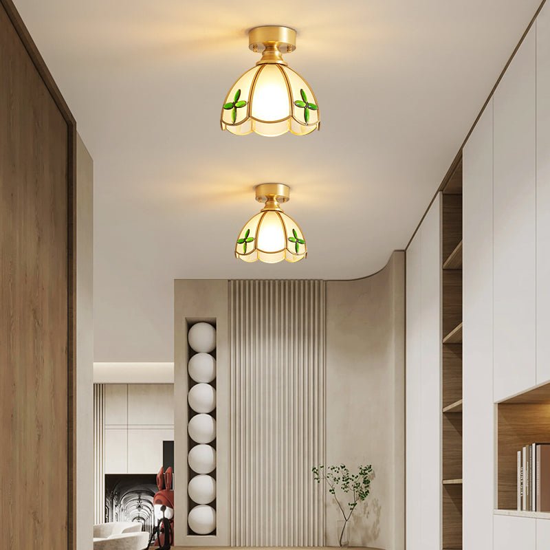Tiffany Floral Ceiling Lamp by FIFTH & BEAM — product view 3