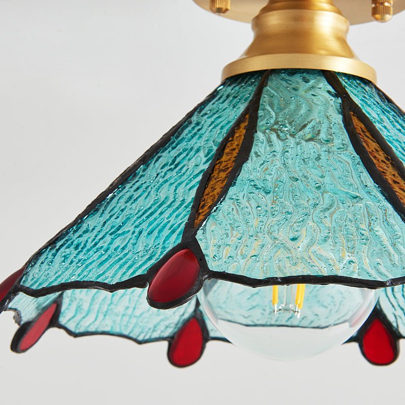 Tiffany Floral Ceiling Lamp by FIFTH & BEAM — product view 15