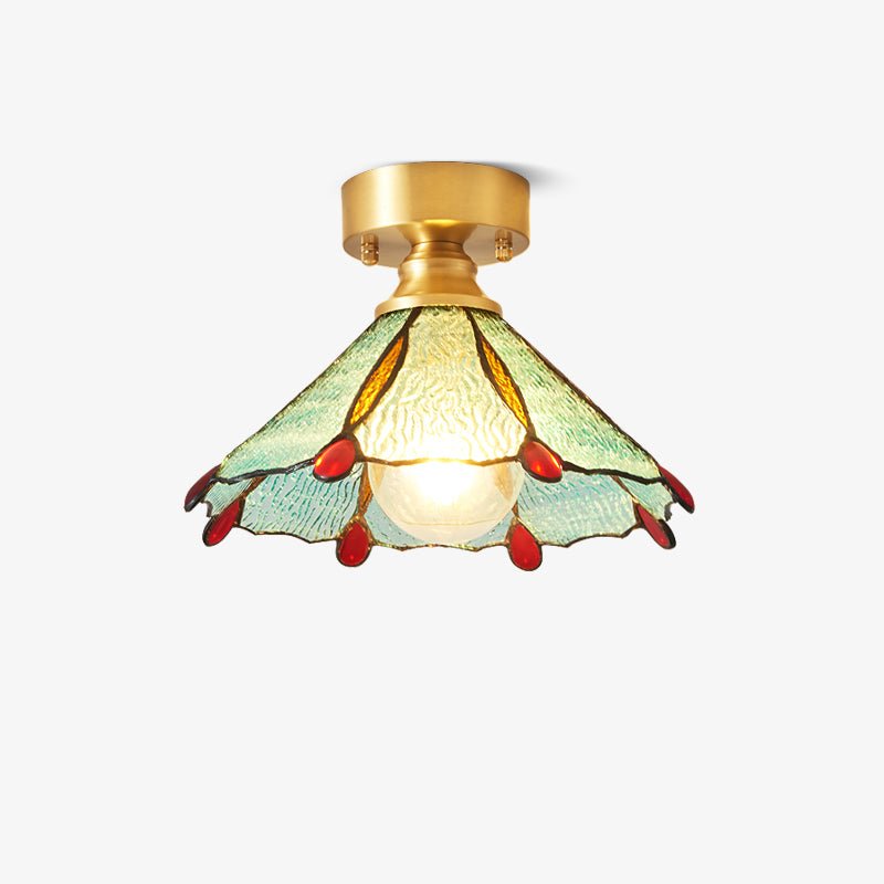 Tiffany Floral Ceiling Lamp by FIFTH & BEAM — product view 1