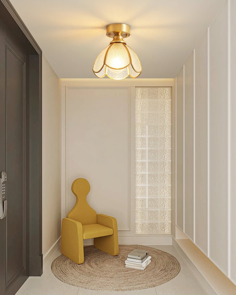 Tiffany Floral Ceiling Lamp by FIFTH & BEAM — product view 5