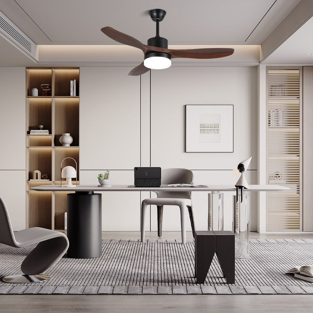 Morty Adams Wooden 48"/52" Ceiling Fan Light by FIFTH & BEAM — product view 5
