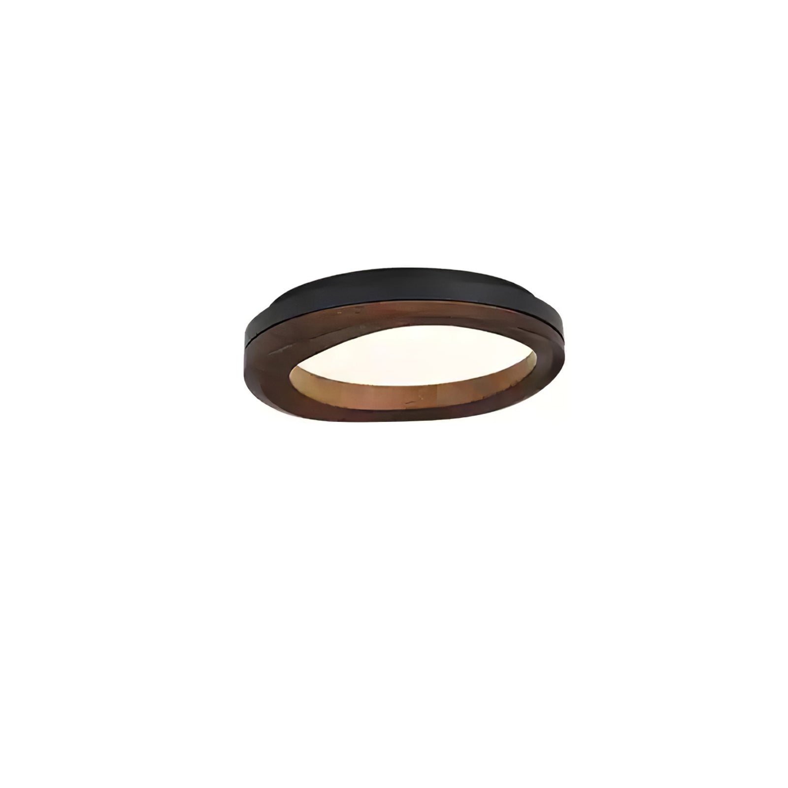 Timber Round Wood Ceiling Lamp by FIFTH & BEAM — product view 35