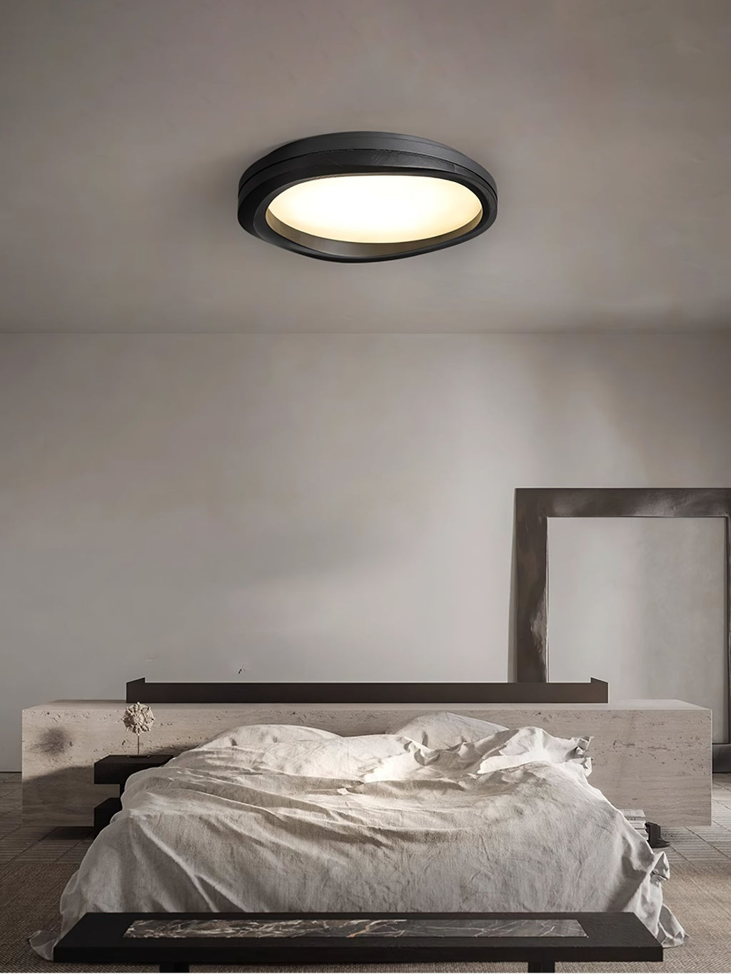 Timber Round Wood Ceiling Lamp by FIFTH & BEAM — product view 16