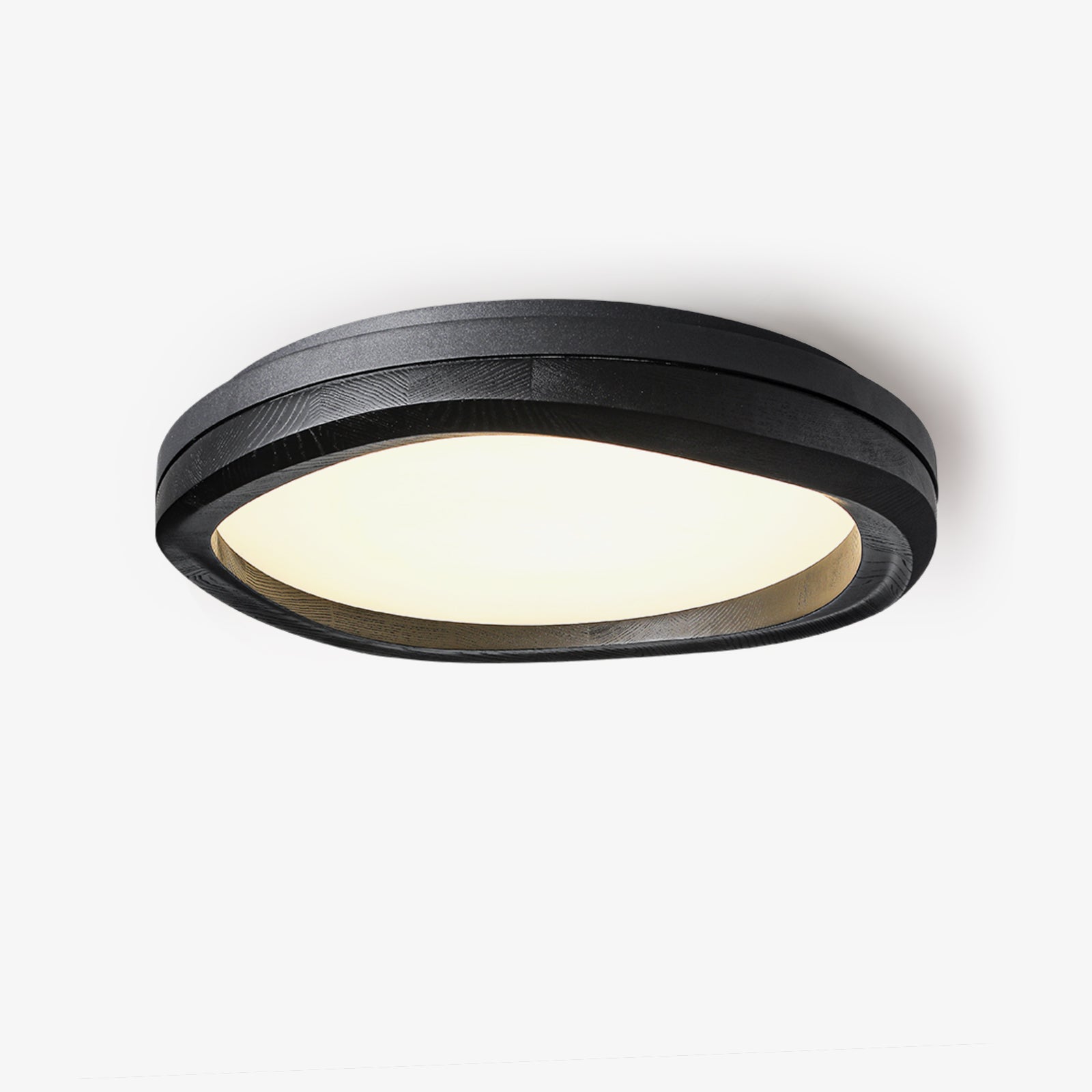 Timber Round Wood Ceiling Lamp by FIFTH & BEAM — product view 5