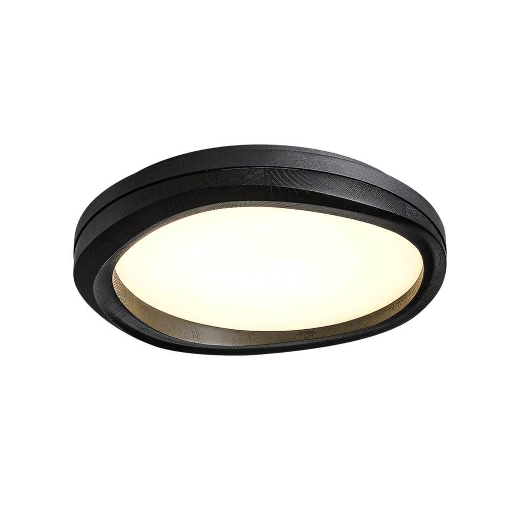 Timber Round Wood Ceiling Lamp by FIFTH & BEAM — product view 6