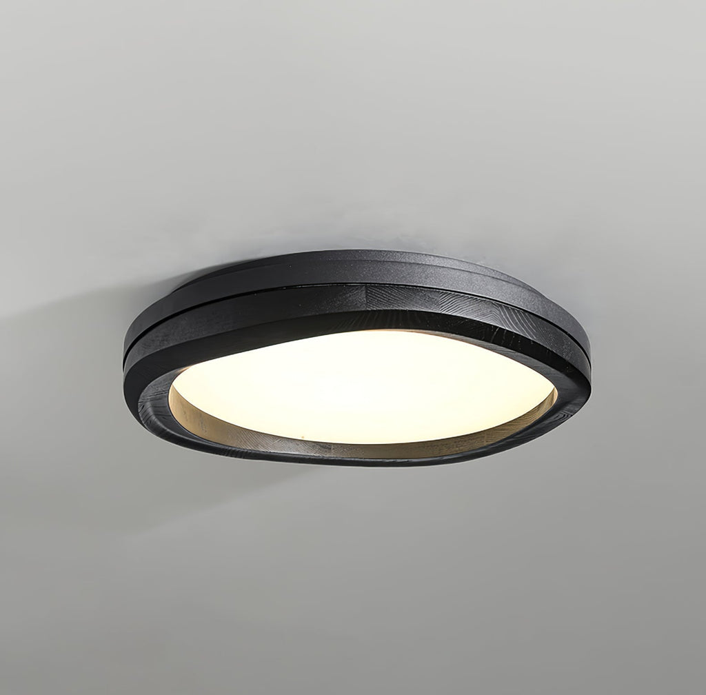 Timber Round Wood Ceiling Lamp by FIFTH & BEAM — product view 11