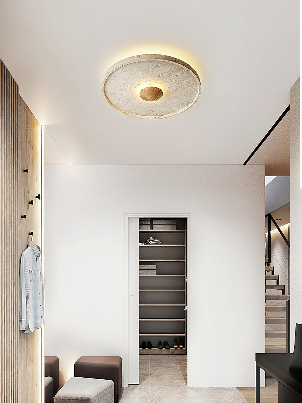 Tranquil Aura Ceiling Light by FIFTH & BEAM — product view 9