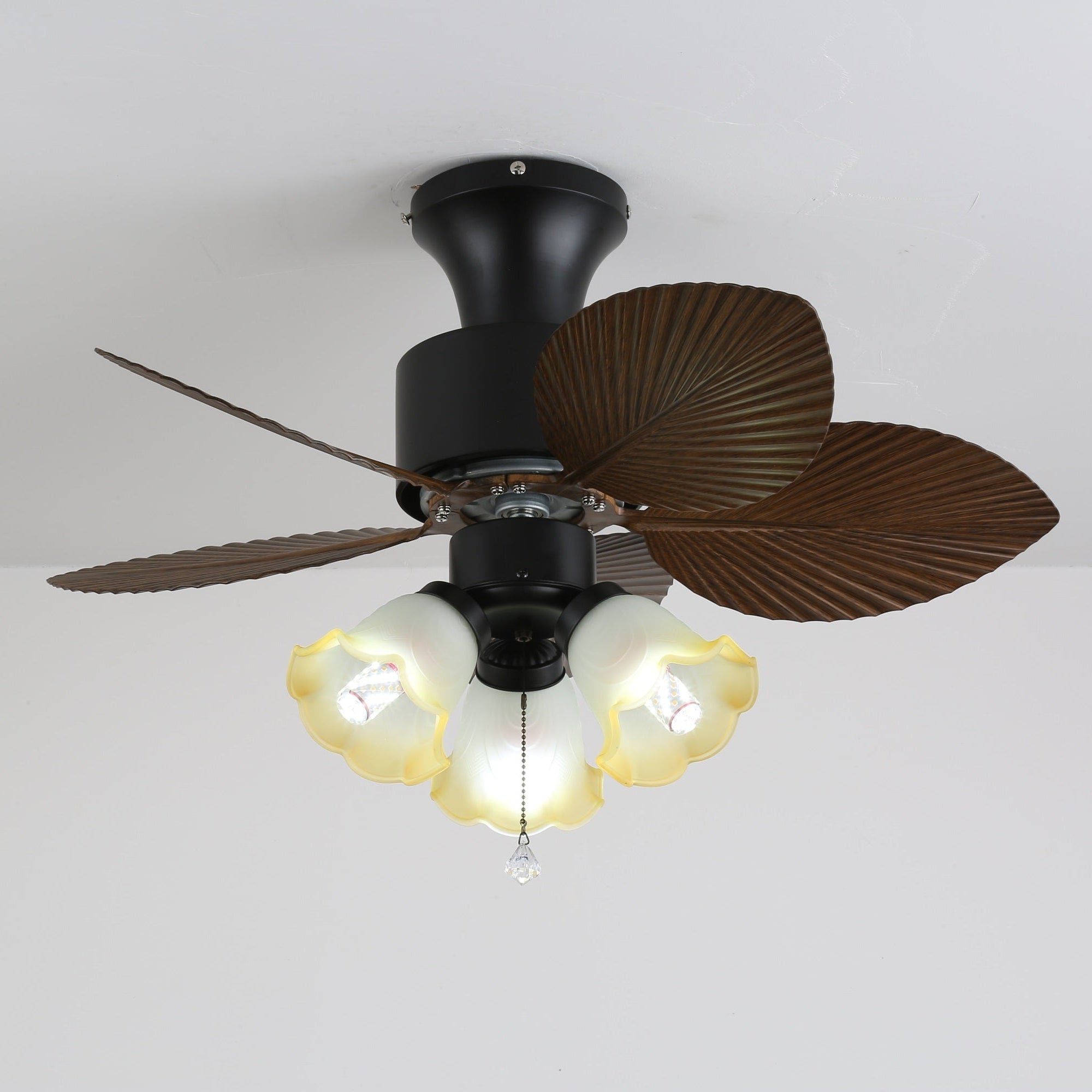 Tropica Palm Ceiling Fan Light by FIFTH & BEAM — product view 3