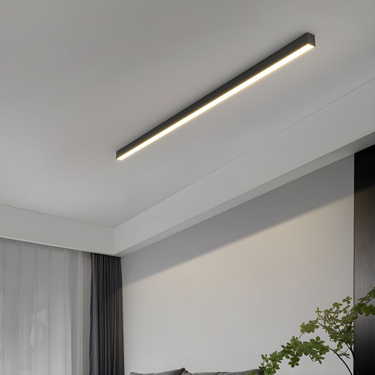 Ultra Slim Linear Ceiling Light by FIFTH & BEAM — product view 12