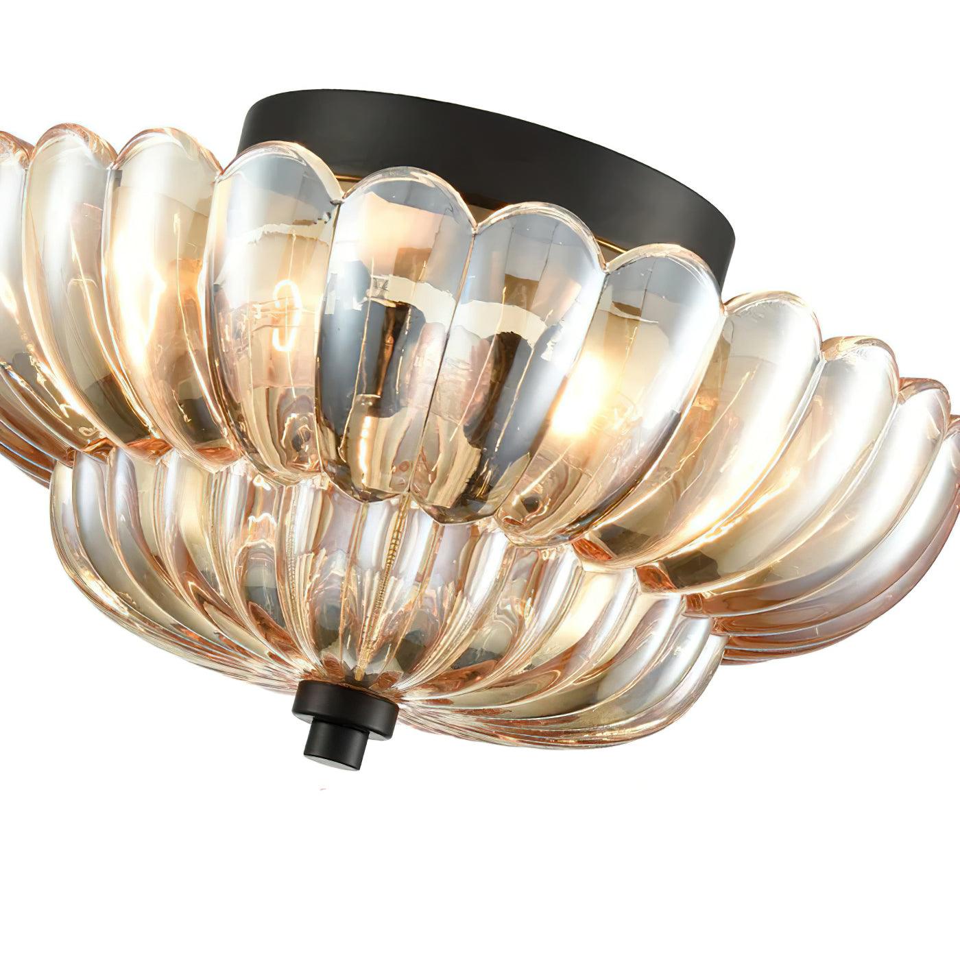 Umbrella Glass Ceiling Light 11.8" by FIFTH & BEAM — product view 12