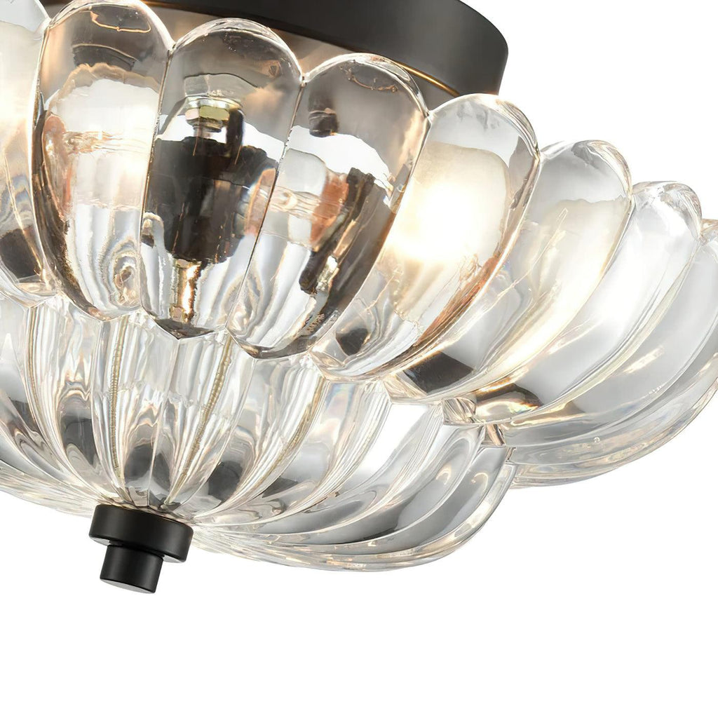 Umbrella Glass Ceiling Light 11.8" by FIFTH & BEAM — product view 10