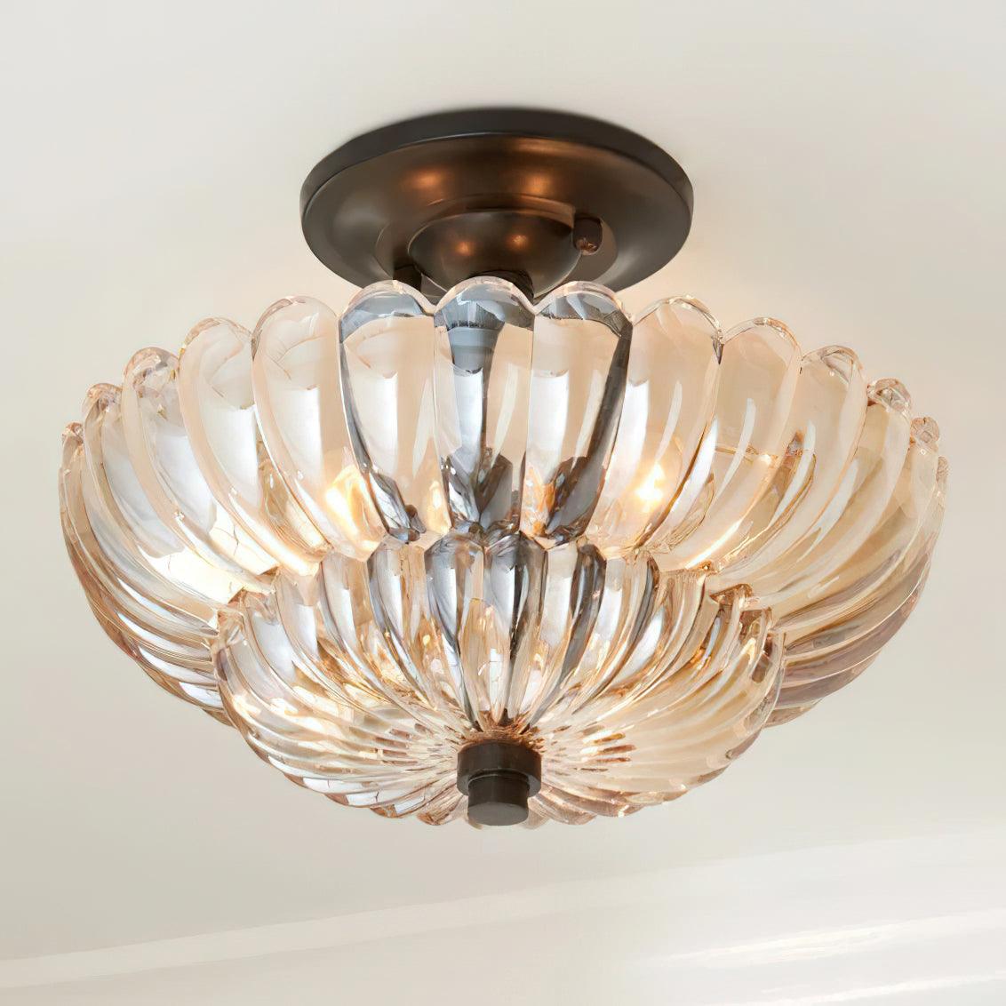 Umbrella Glass Ceiling Light 11.8" by FIFTH & BEAM — product view 15