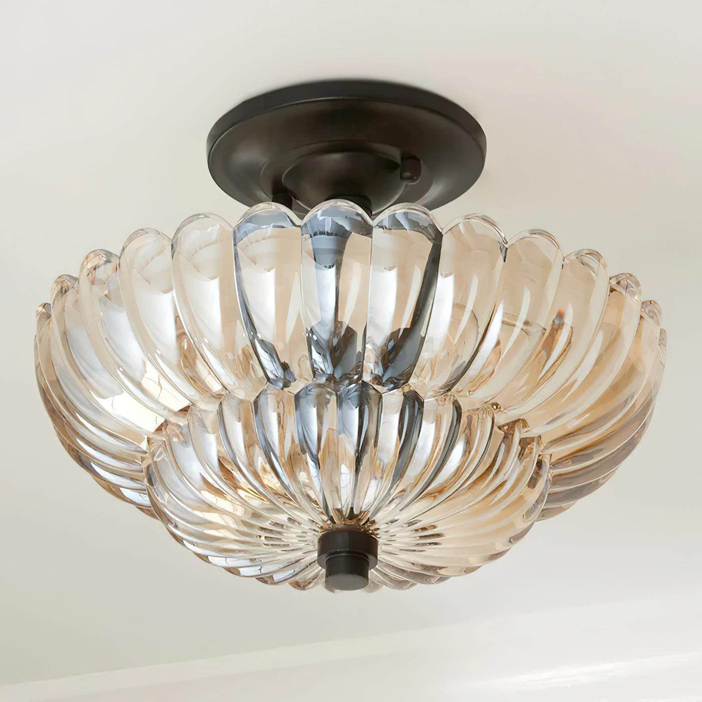 Umbrella Glass Ceiling Light 11.8" by FIFTH & BEAM — product view 16