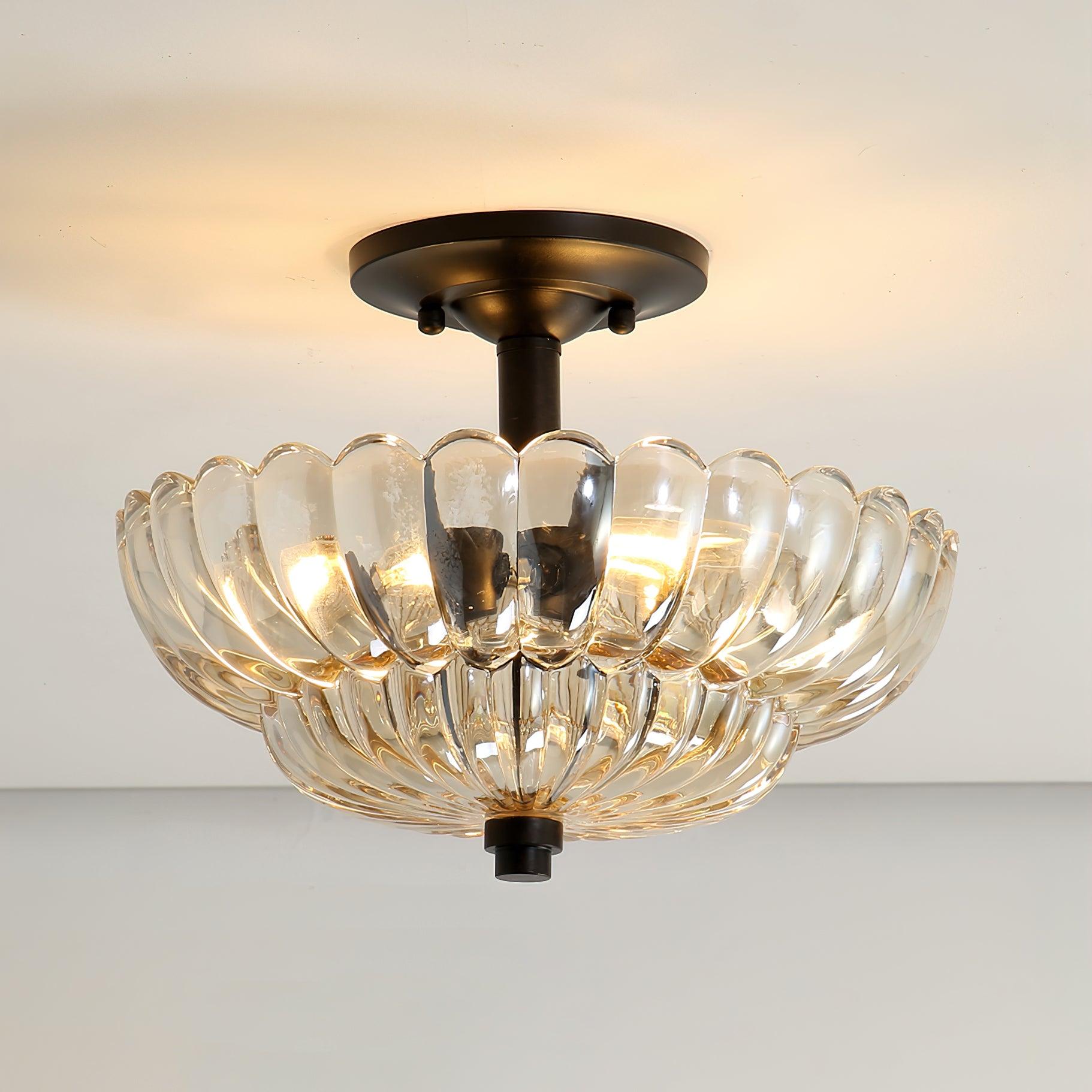 Umbrella Glass Ceiling Light 11.8" by FIFTH & BEAM — product view 11