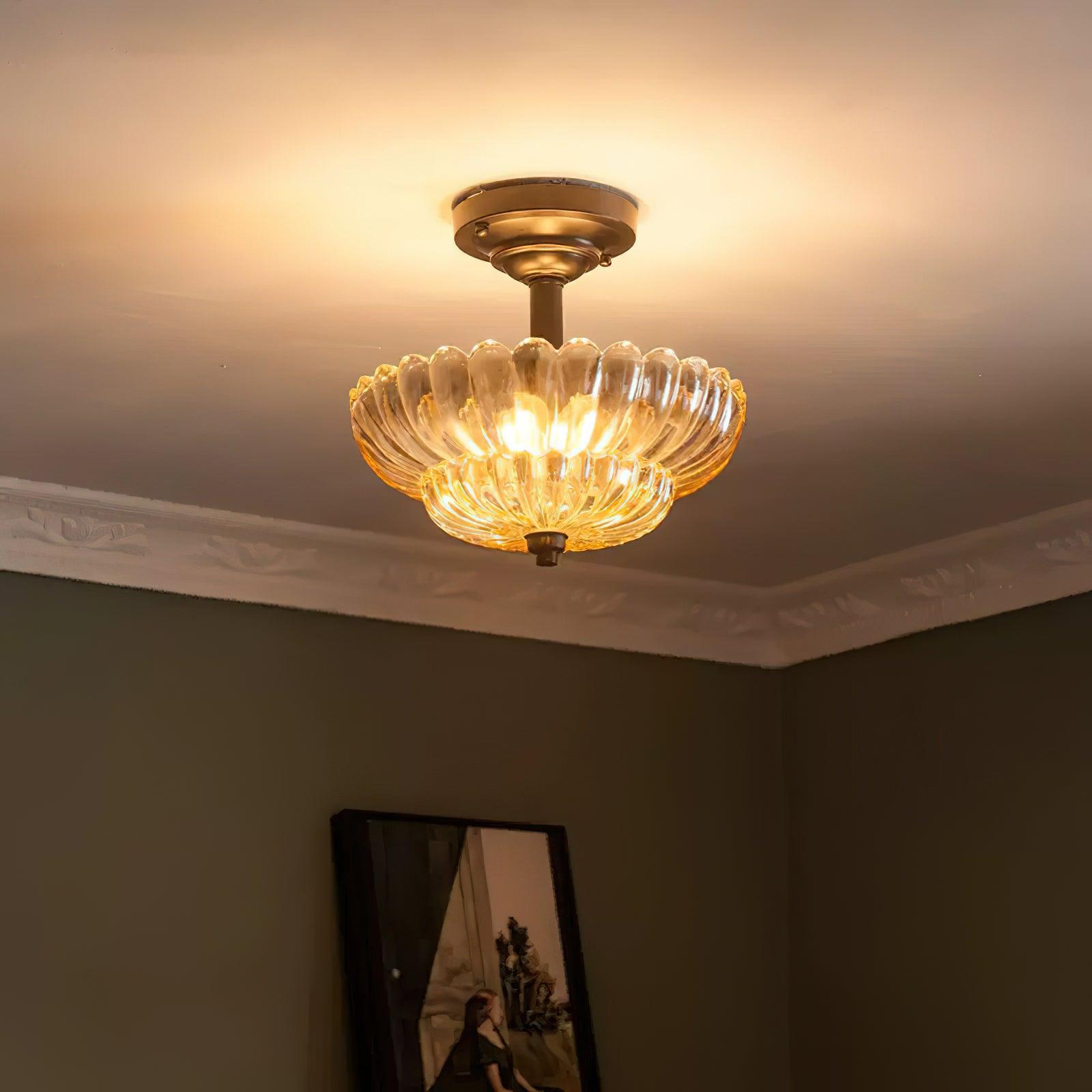 Umbrella Glass Ceiling Light 11.8" by FIFTH & BEAM — product view 6