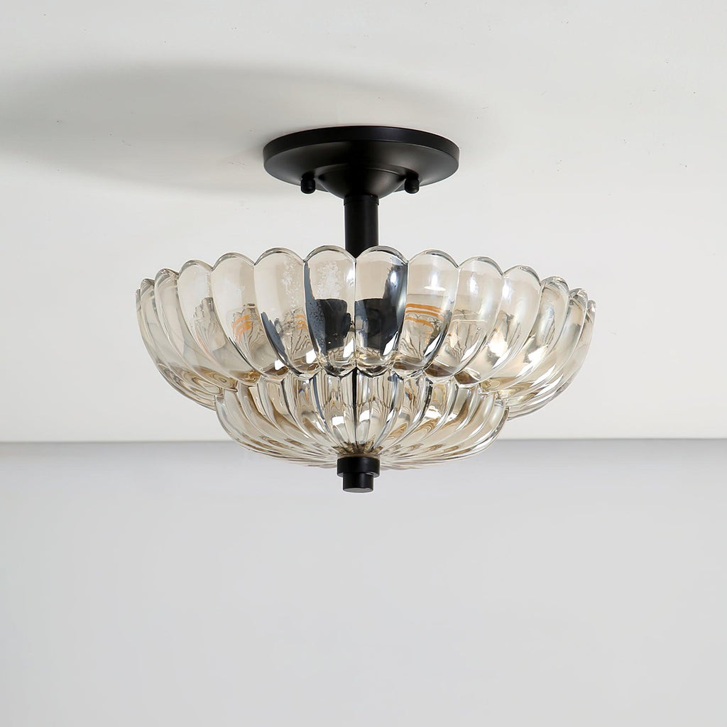 Umbrella Glass Ceiling Light 11.8" by FIFTH & BEAM — product view 7