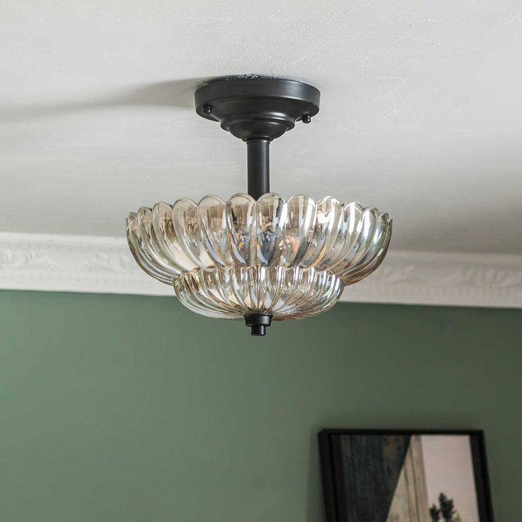 Umbrella Glass Ceiling Light 11.8" by FIFTH & BEAM — product view 4