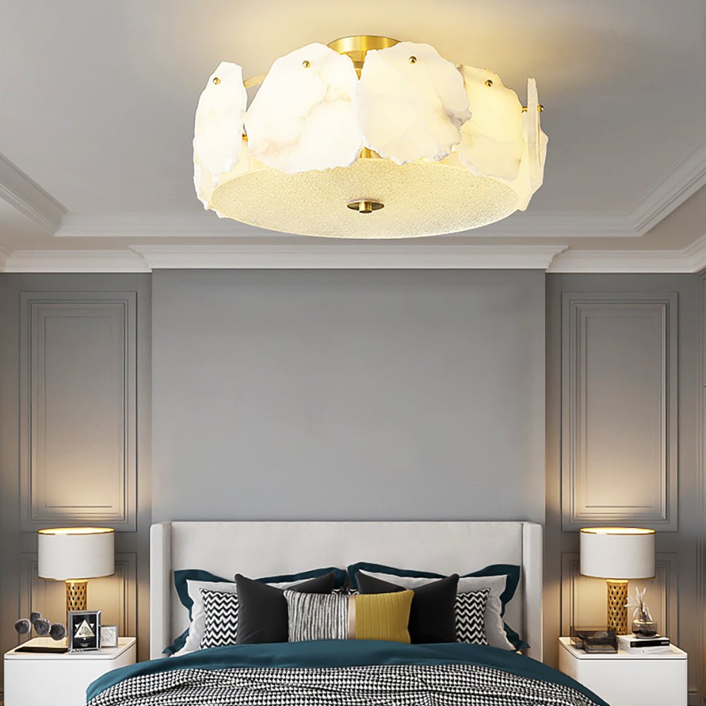 Valeria Alabaster Ceiling Lamp by FIFTH & BEAM — product view 9