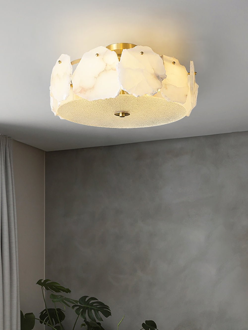 Valeria Alabaster Ceiling Lamp by FIFTH & BEAM — product view 13