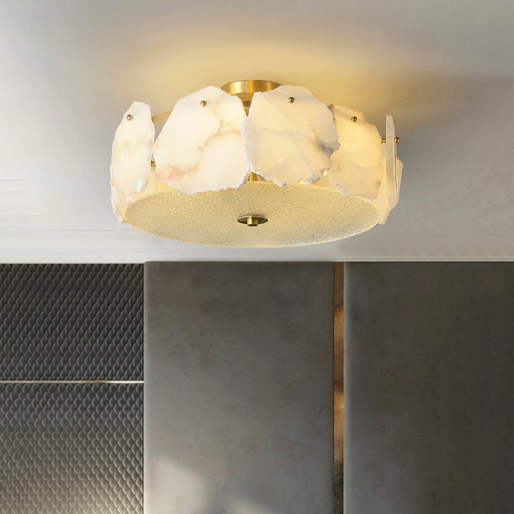 Valeria Alabaster Ceiling Lamp by FIFTH & BEAM — product view 12