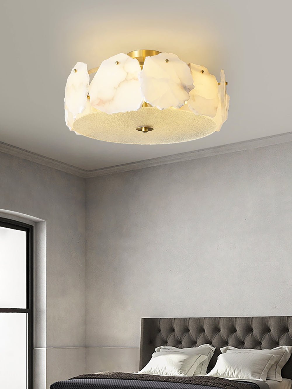 Valeria Alabaster Ceiling Lamp by FIFTH & BEAM — product view 26