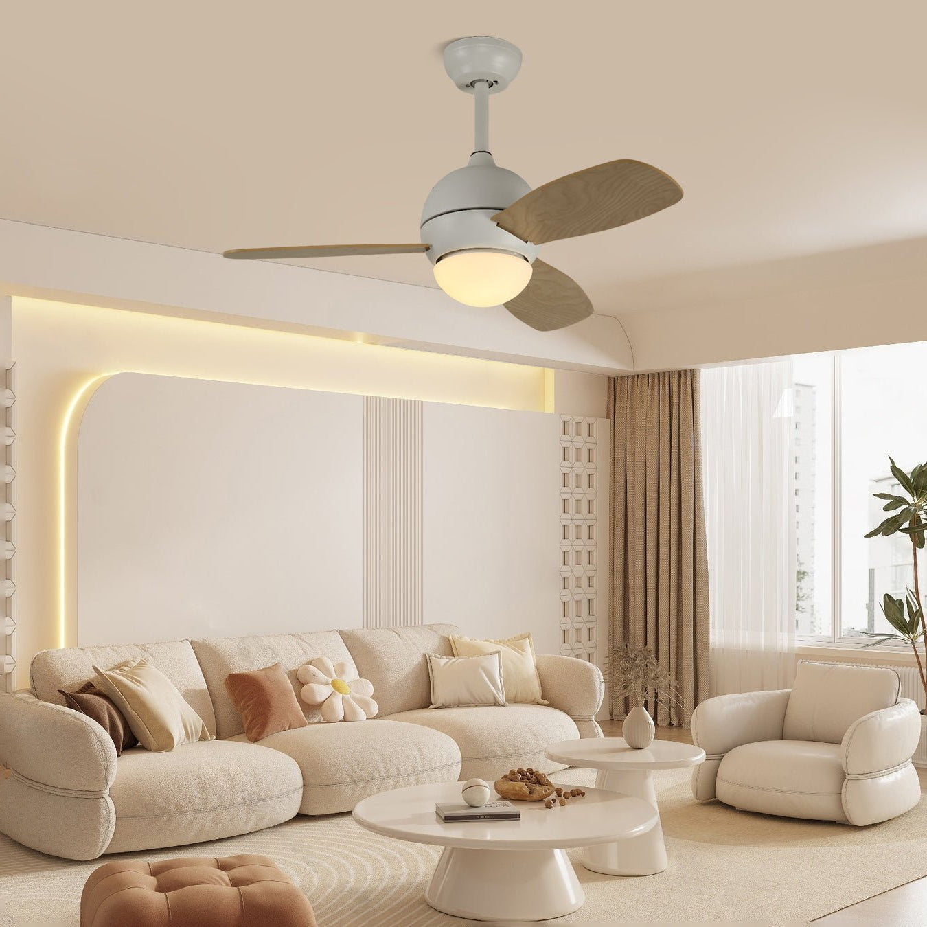 Vento Ceiling Fan Light by FIFTH & BEAM — product view 4