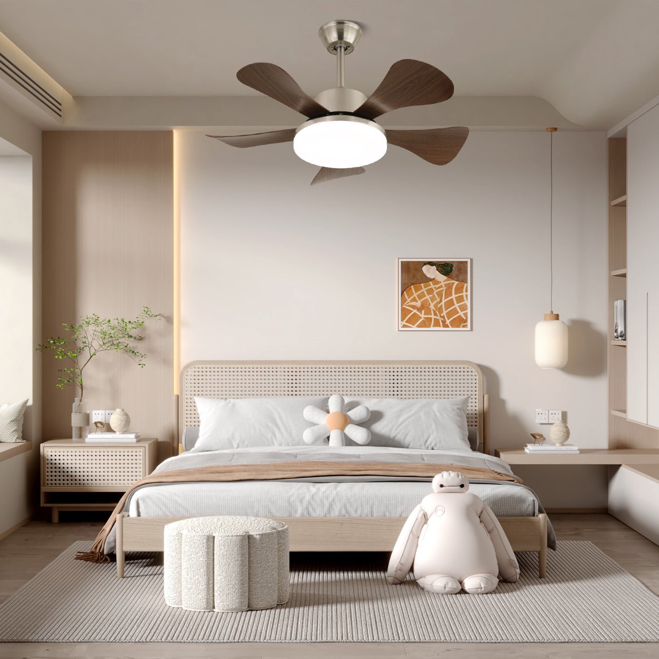 Vivian Ceiling Fan Light by FIFTH & BEAM — product view 3