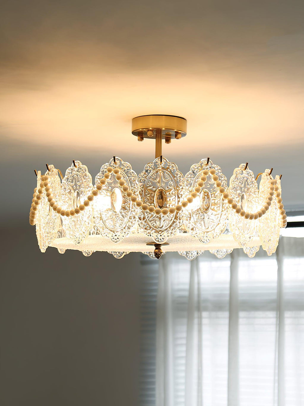 Wave Pearl Ceiling Light by FIFTH & BEAM — product view 20