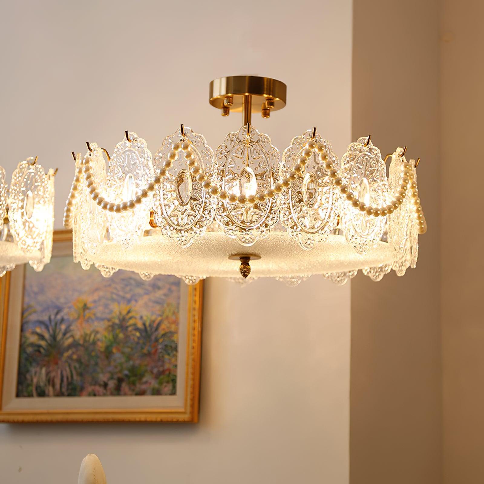 Wave Pearl Ceiling Light by FIFTH & BEAM — product view 2