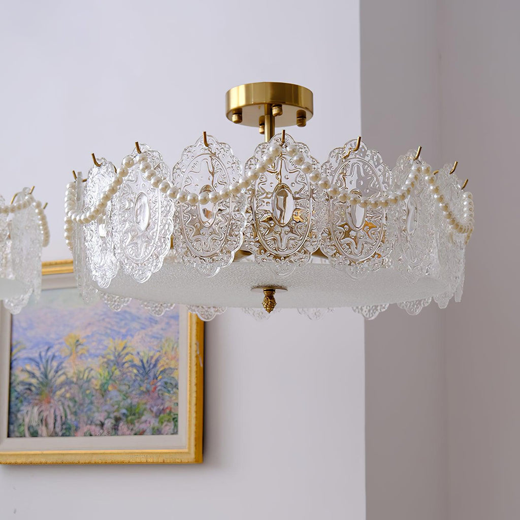 Wave Pearl Ceiling Light by FIFTH & BEAM — product view 7
