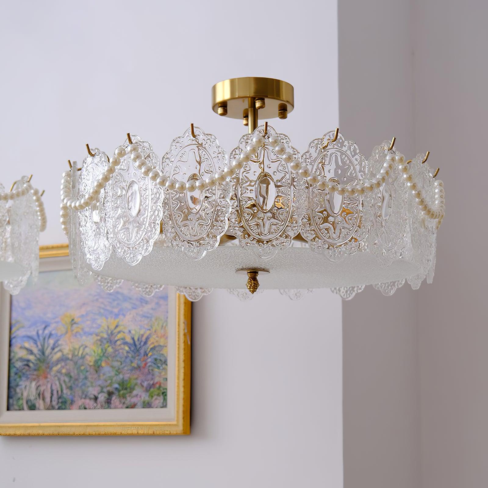 Wave Pearl Ceiling Light by FIFTH & BEAM — product view 7