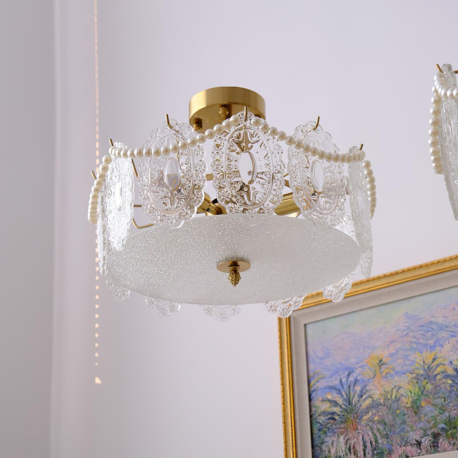 Wave Pearl Ceiling Light by FIFTH & BEAM — product view 8