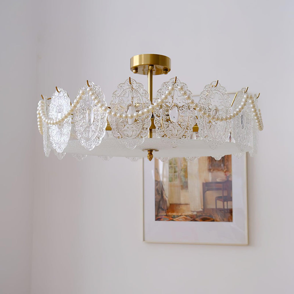 Wave Pearl Ceiling Light by FIFTH & BEAM — product view 9