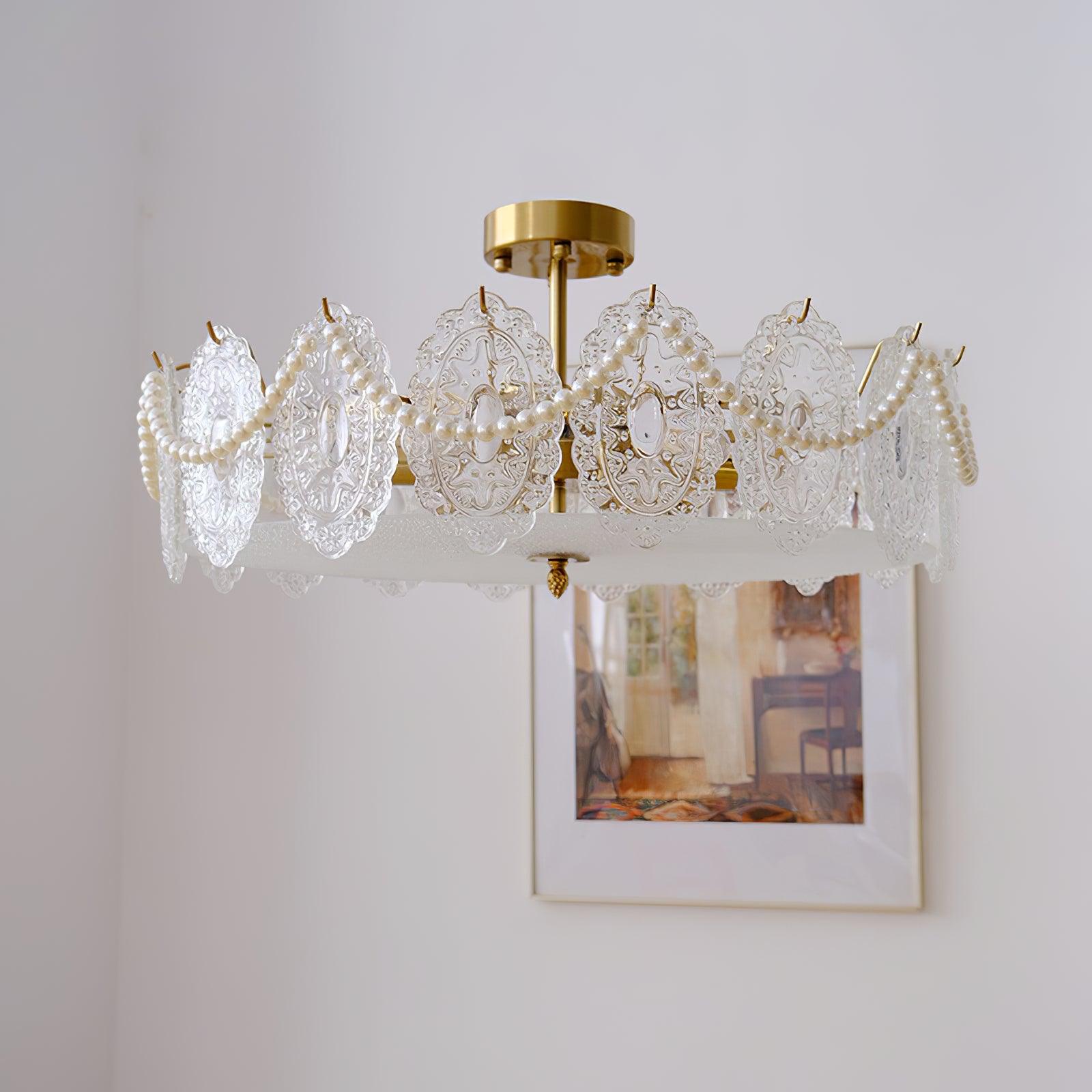 Wave Pearl Ceiling Light by FIFTH & BEAM — product view 9