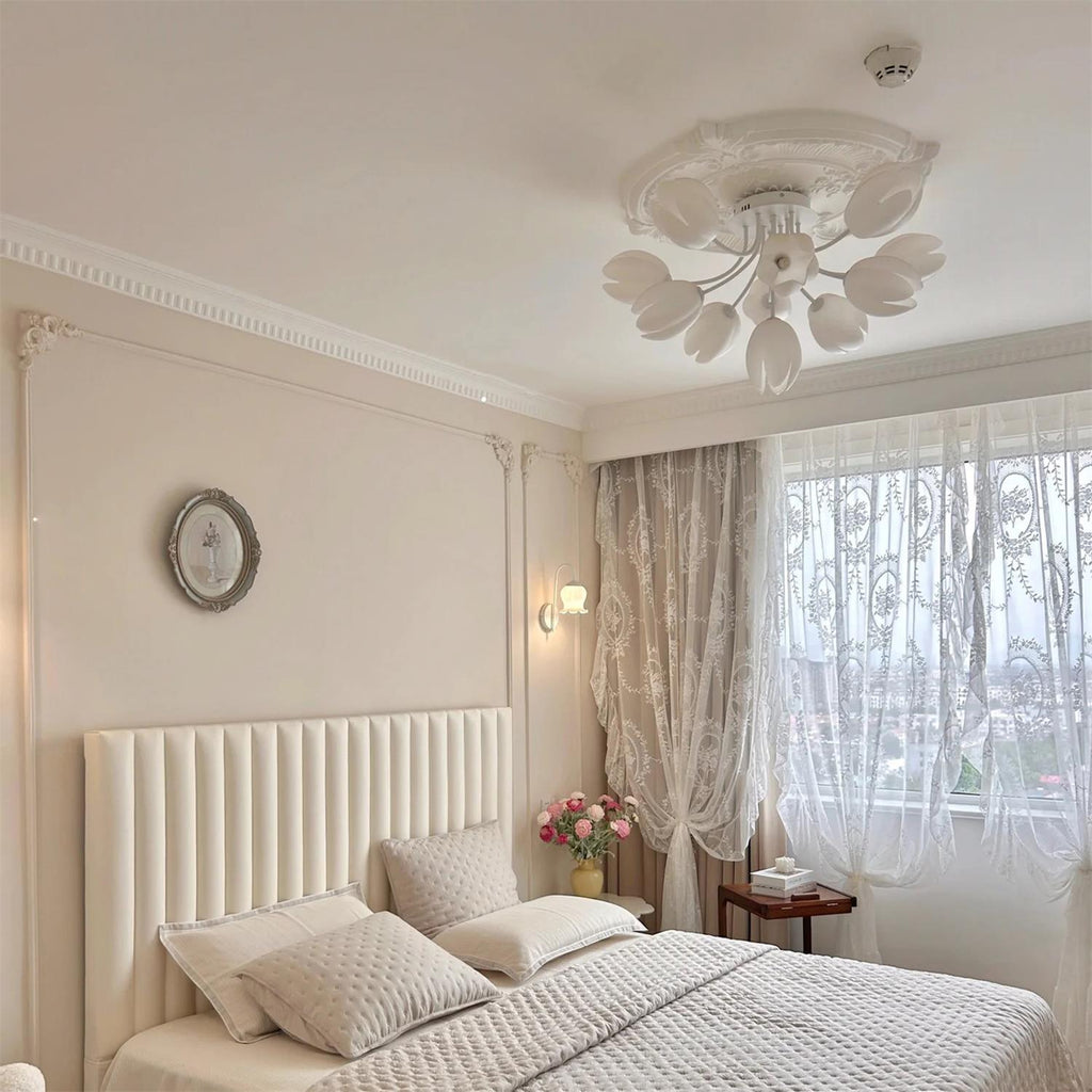 White Tulip Ceiling Light by FIFTH & BEAM — product view 14
