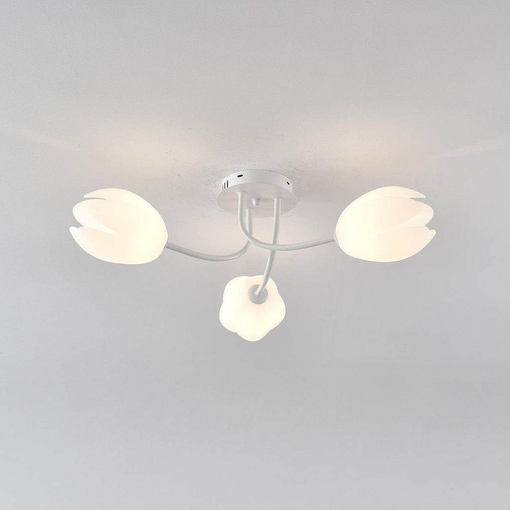 White Tulip Ceiling Light by FIFTH & BEAM — product view 46