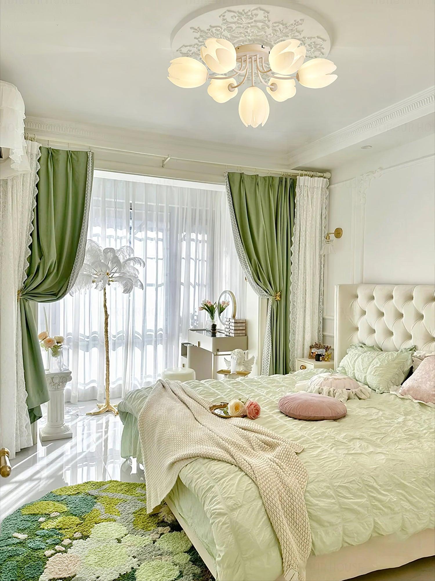 White Tulip Ceiling Light by FIFTH & BEAM — product view 22