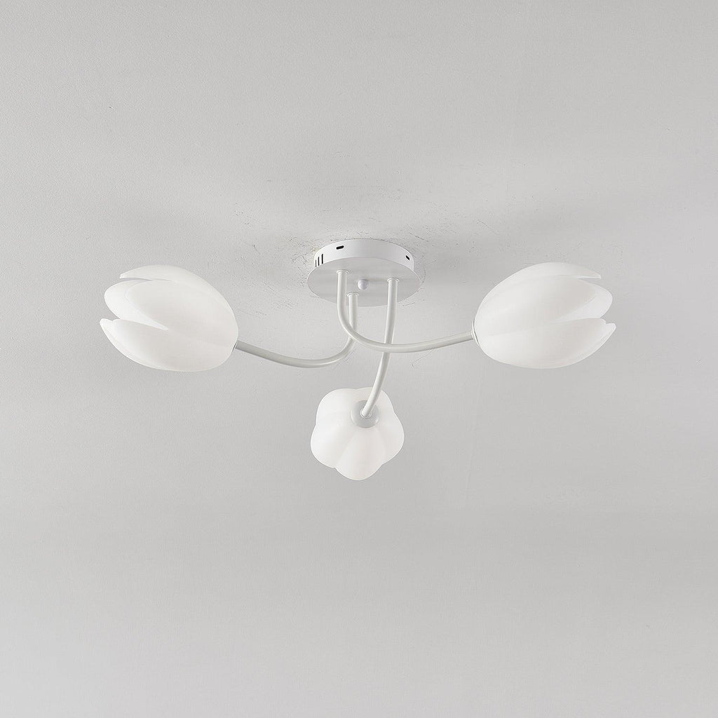 White Tulip Ceiling Light by FIFTH & BEAM — product view 45