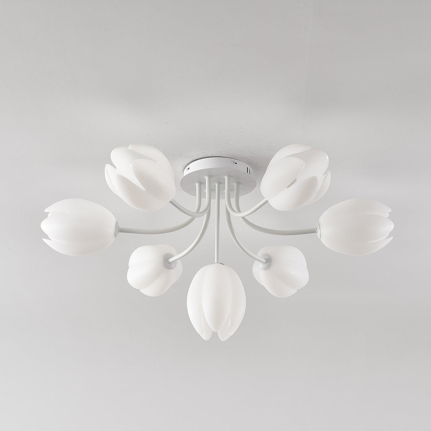 White Tulip Ceiling Light by FIFTH & BEAM — product view 47