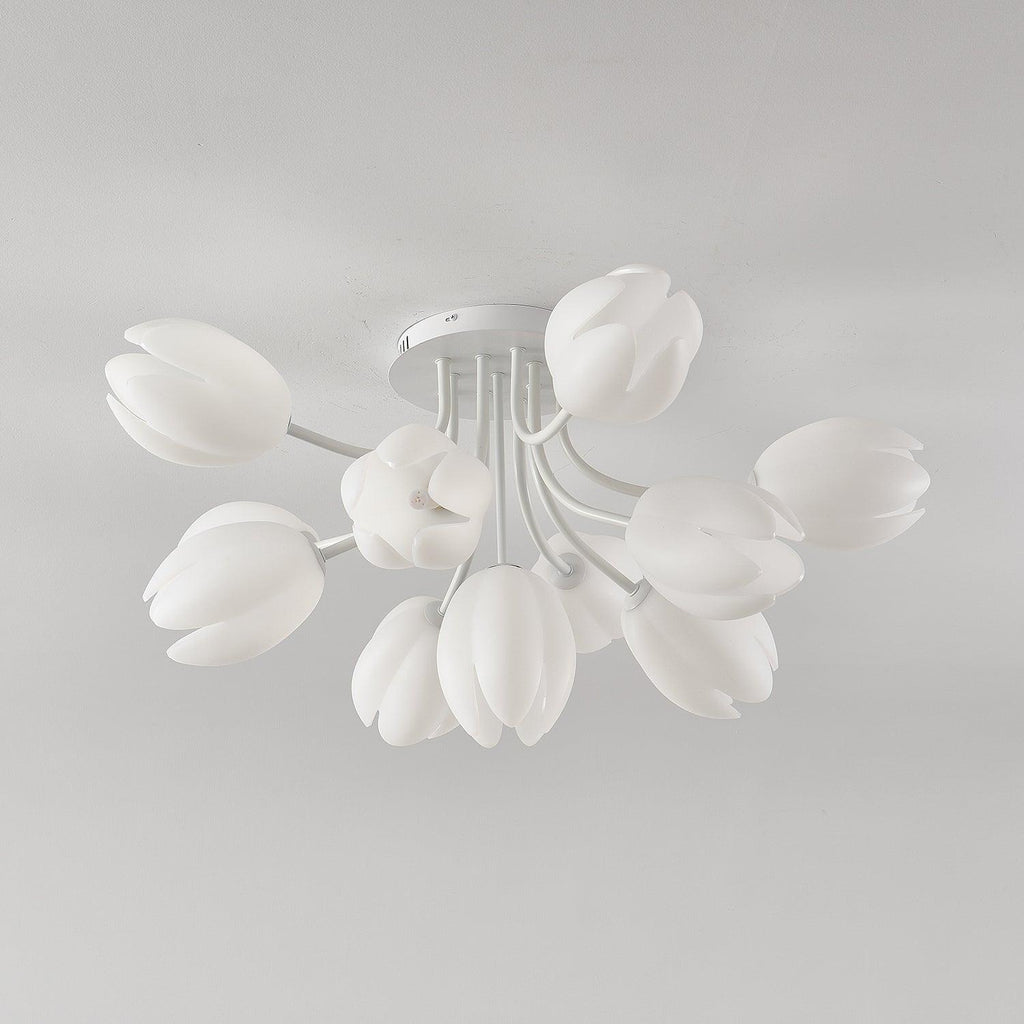 White Tulip Ceiling Light by FIFTH & BEAM — product view 49